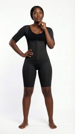 ชุดกระชับ บอดี้สูทหลัง ดูดไขมัน Vaser เหนือเข่า กระชับต้นแขน เป้าเปิด