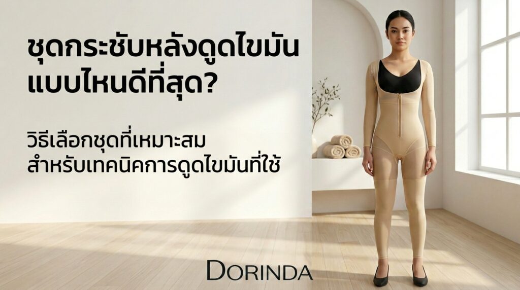 ชุดกระชับหลังดูดไขมันแบบไหนดี