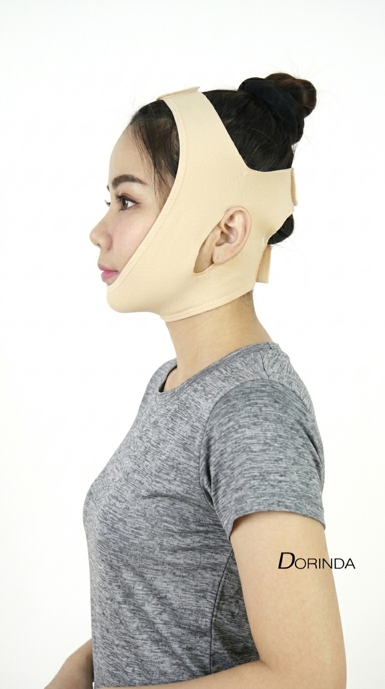 สายรัดหน้าเรียว สำหรับหลังดูดไขมัน เพื่อ หน้าวีเชฟ ลดเหนียง ลดแก้ม - Image 2