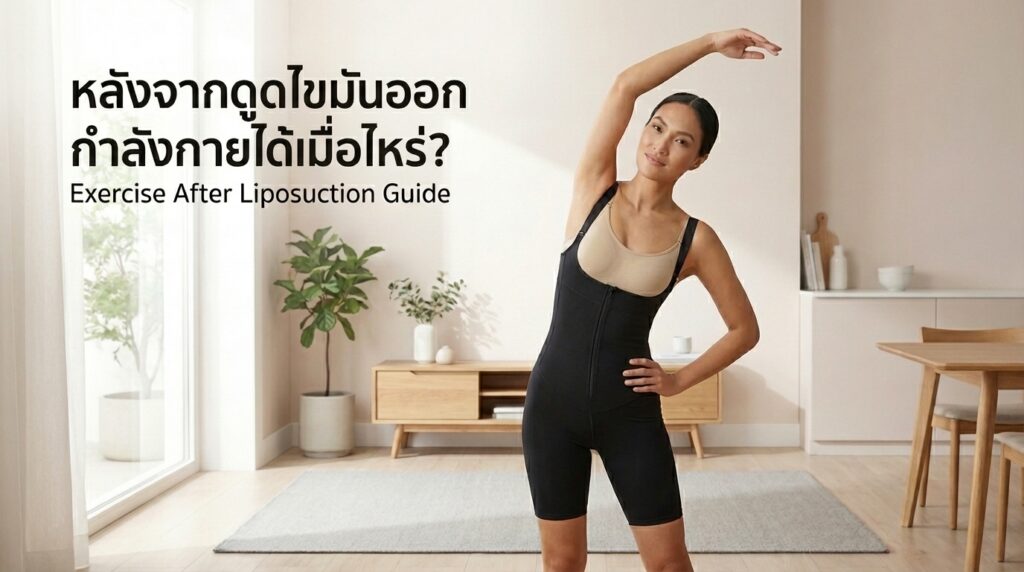 หลังดูดไขมันออกกำลังกายได้เมื่อไหร่